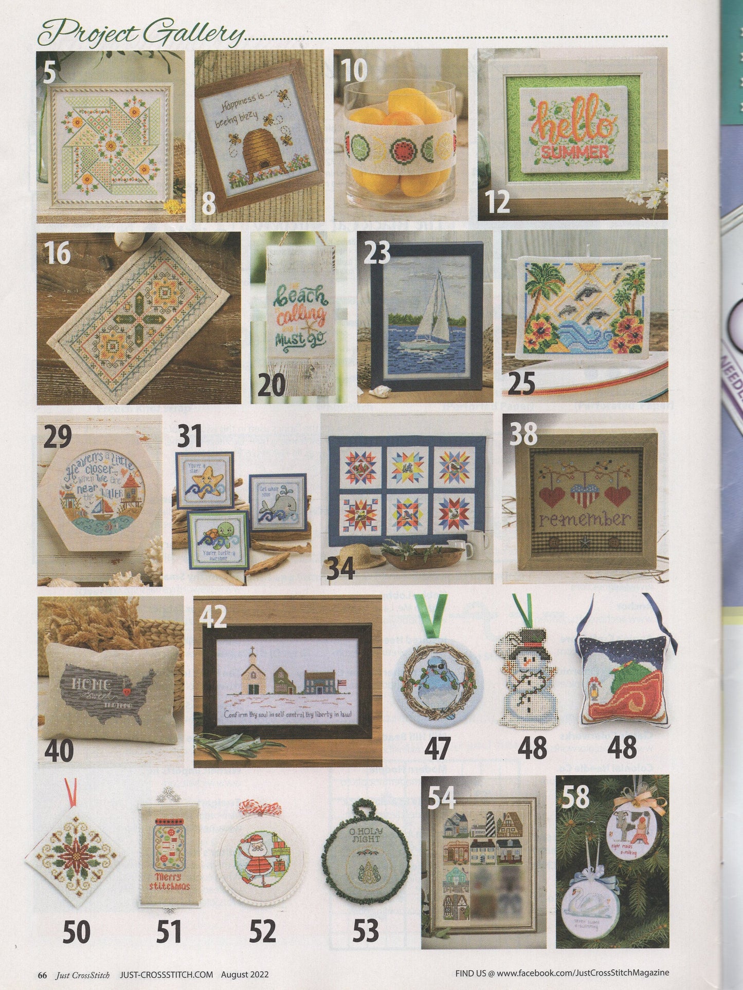 Just Cross Stitch, Volume 40, Number 4, August 2022