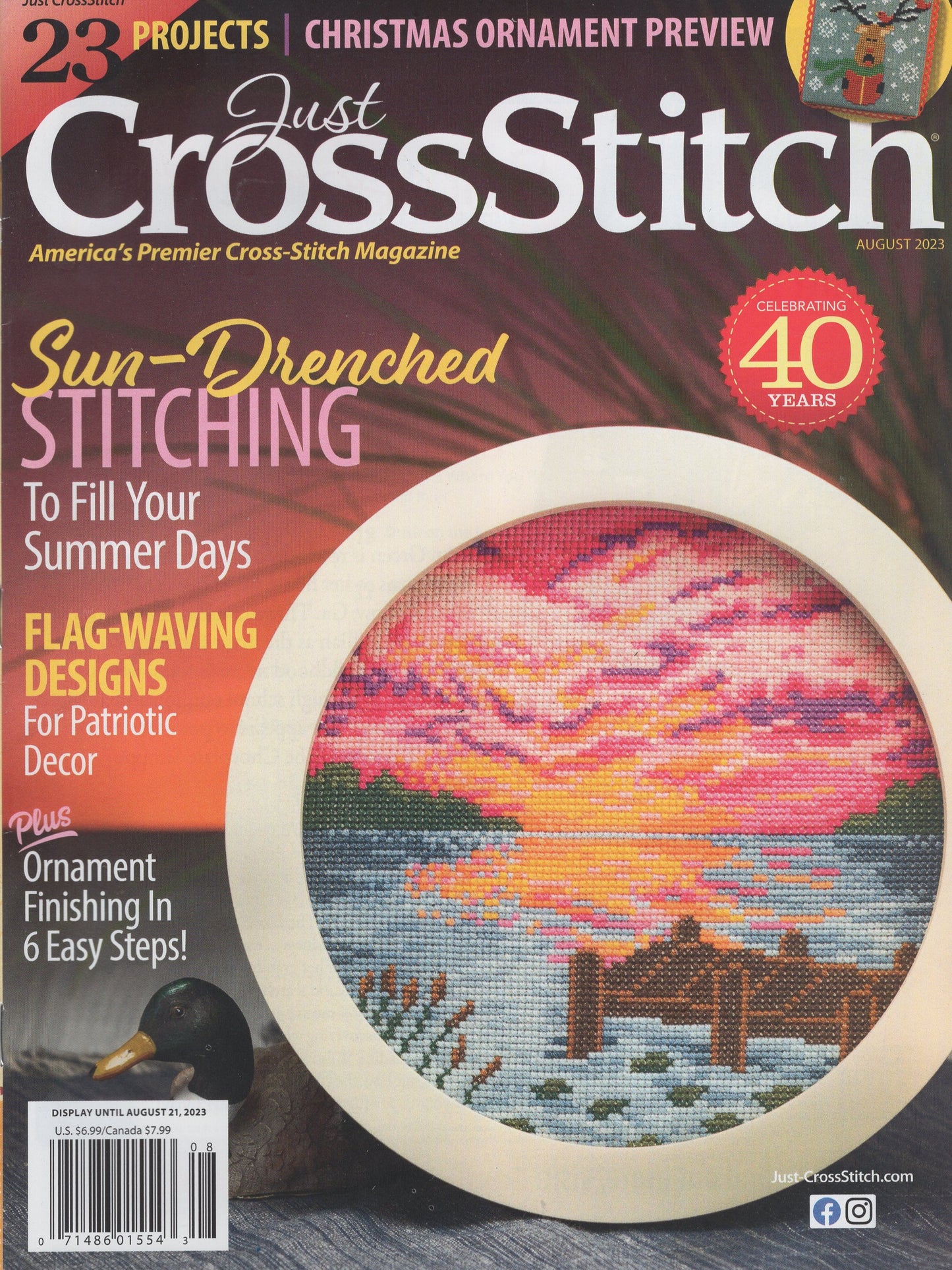 Just Cross Stitch, Volume 41, Number 4, August 2023