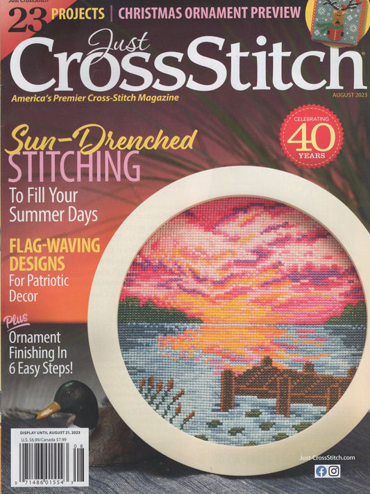Just Cross Stitch, Volume 41, Number 4, August 2023