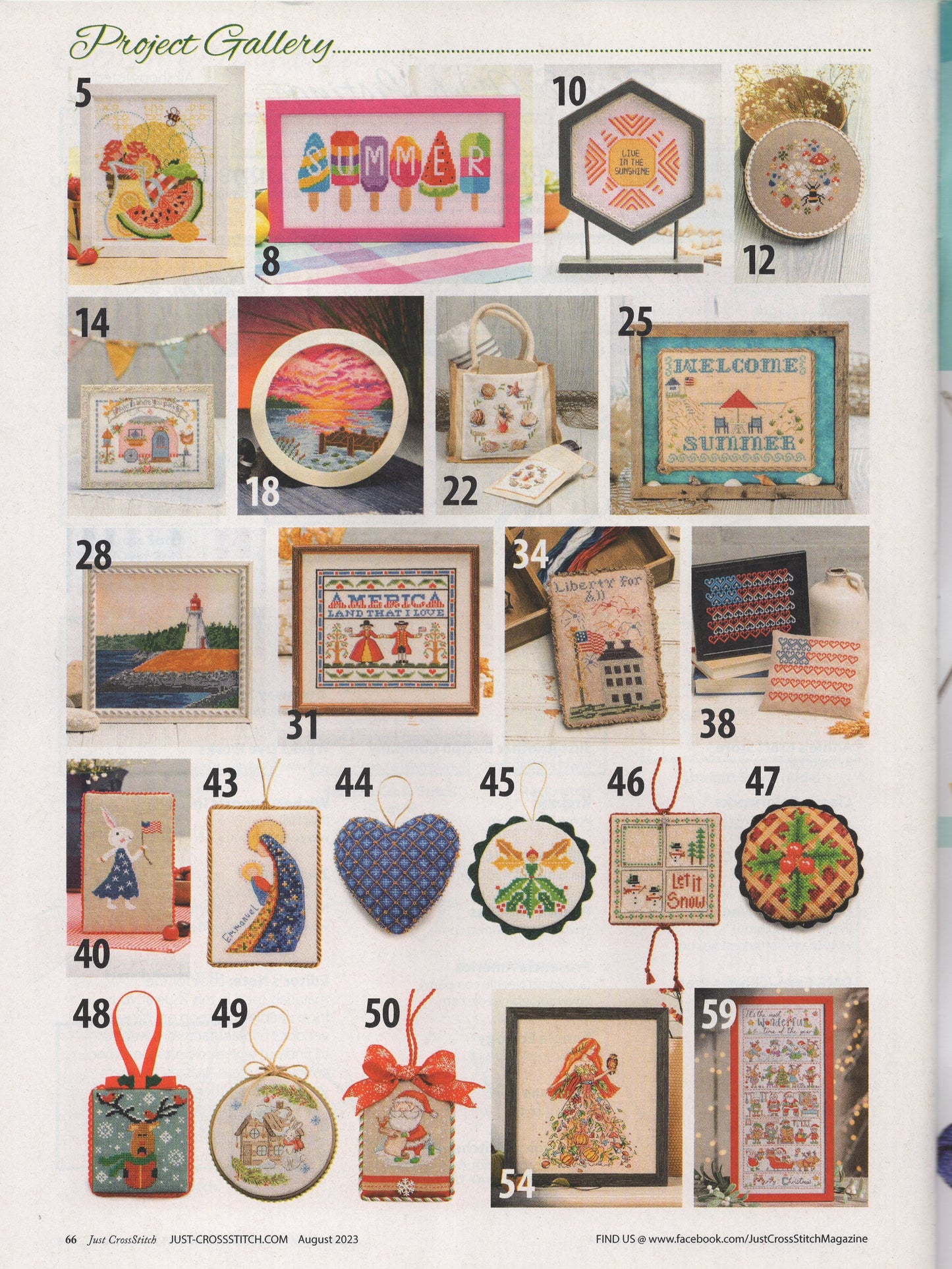 Just Cross Stitch, Volume 41, Number 4, August 2023