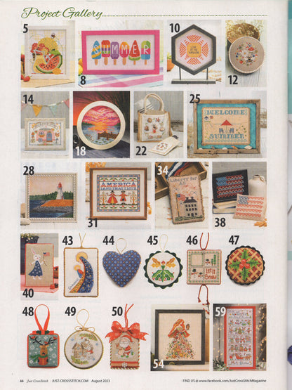 Just Cross Stitch, Volume 41, Number 4, August 2023