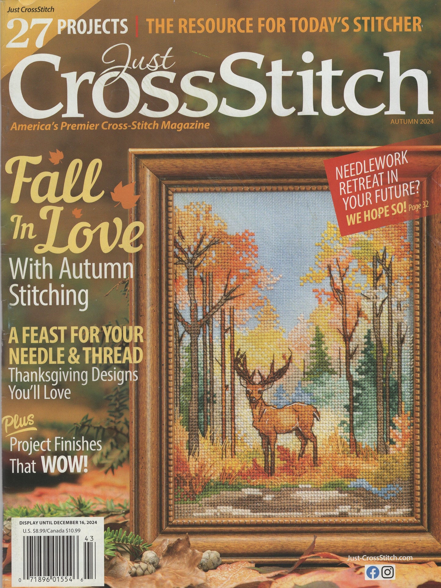 Just Cross Stitch, Volume 42, Number 4, Autumn 2024