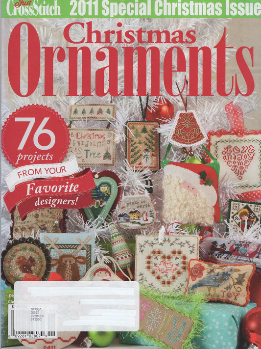 Just Cross Stitch, Volume 29, Number 6, Christmas 2011