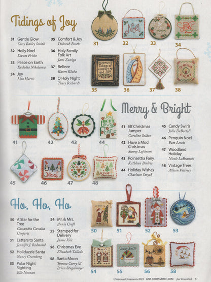 Just Cross Stitch, Volume 41, Number 6, Christmas 2023