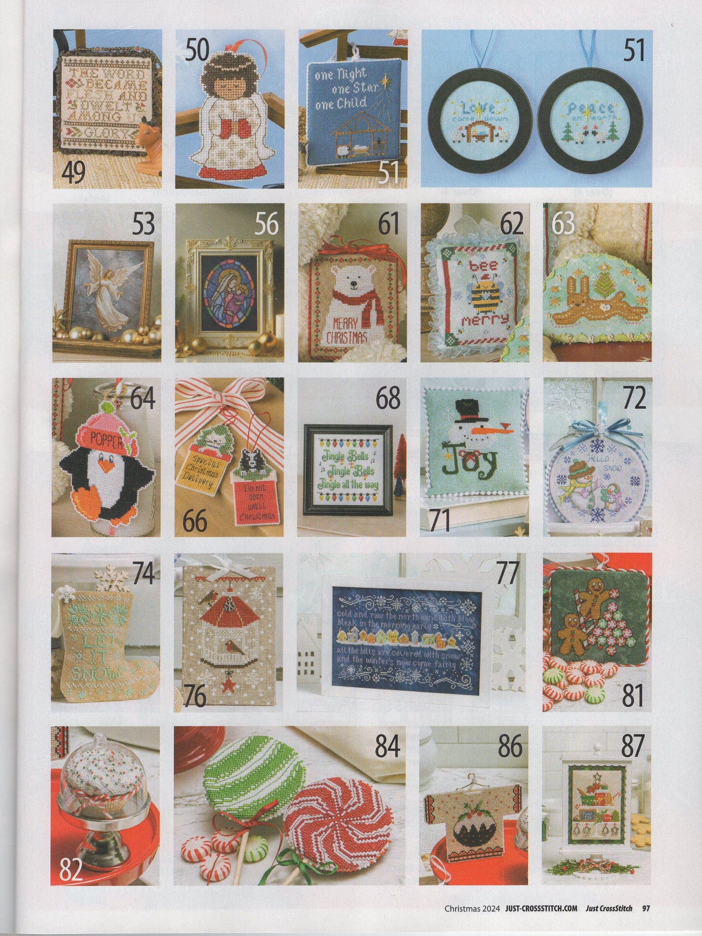 Just Cross Stitch, Volume 42, Number 5, Christmas 2024