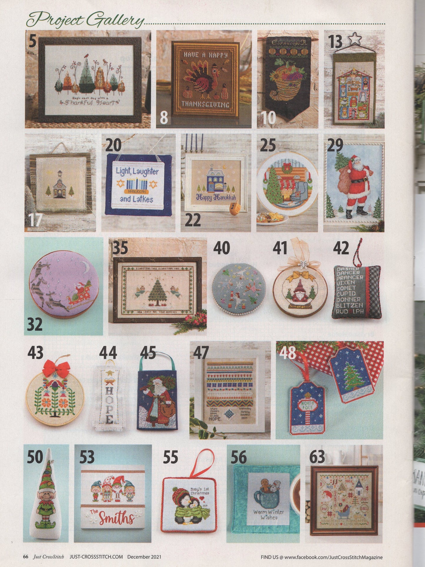 Just Cross Stitch, Volume 39, Number 7, December 2021