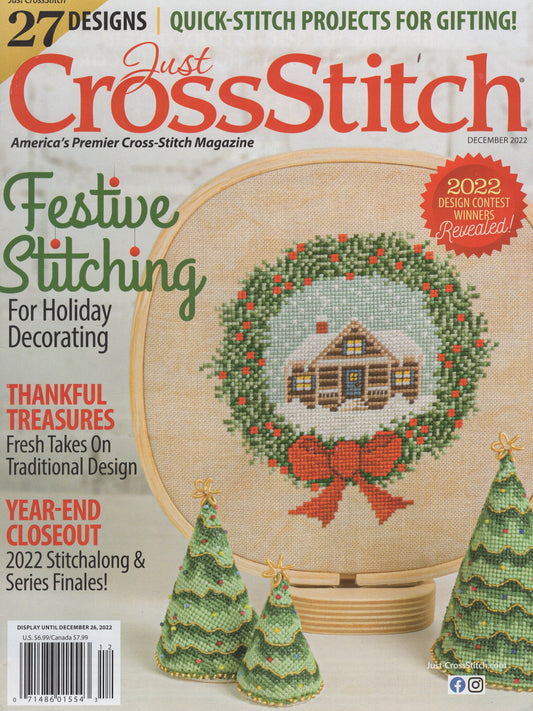 Just Cross Stitch, Volume 40, Number 7, December 2022
