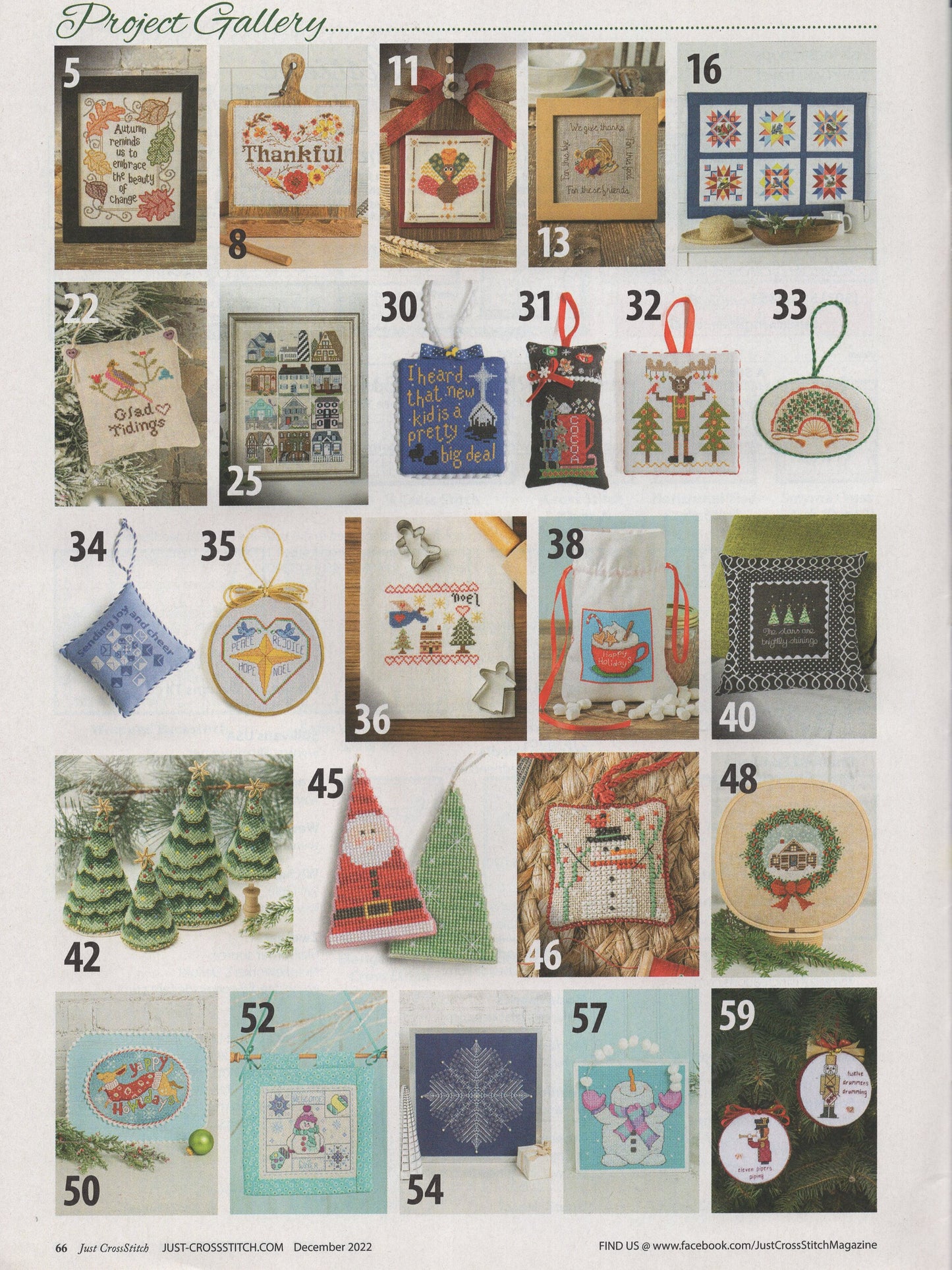 Just Cross Stitch, Volume 40, Number 7, December 2022