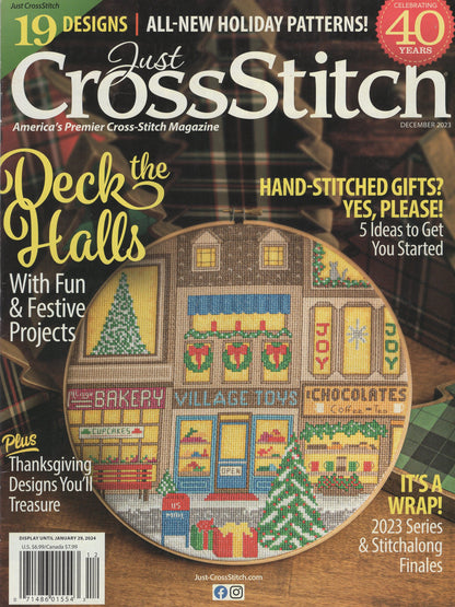 Just Cross Stitch, Volume 41, Number 7, December 2023