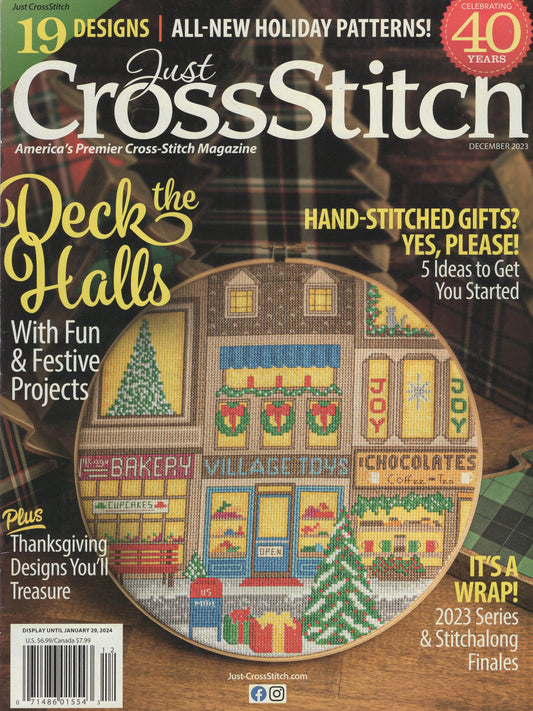Just Cross Stitch, Volume 41, Number 7, December 2023