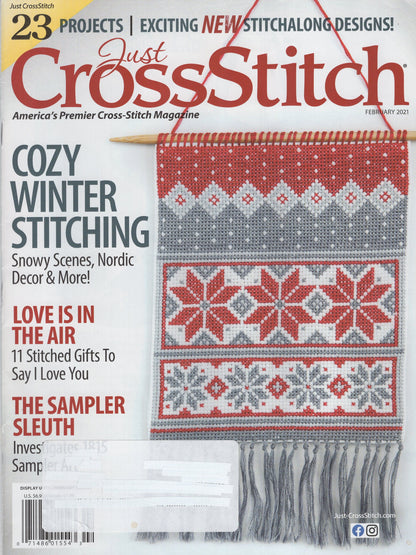 Just Cross Stitch, Volume 39, Number 1, February 2021