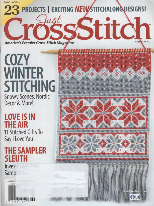 Just Cross Stitch, Volume 39, Number 1, February 2021