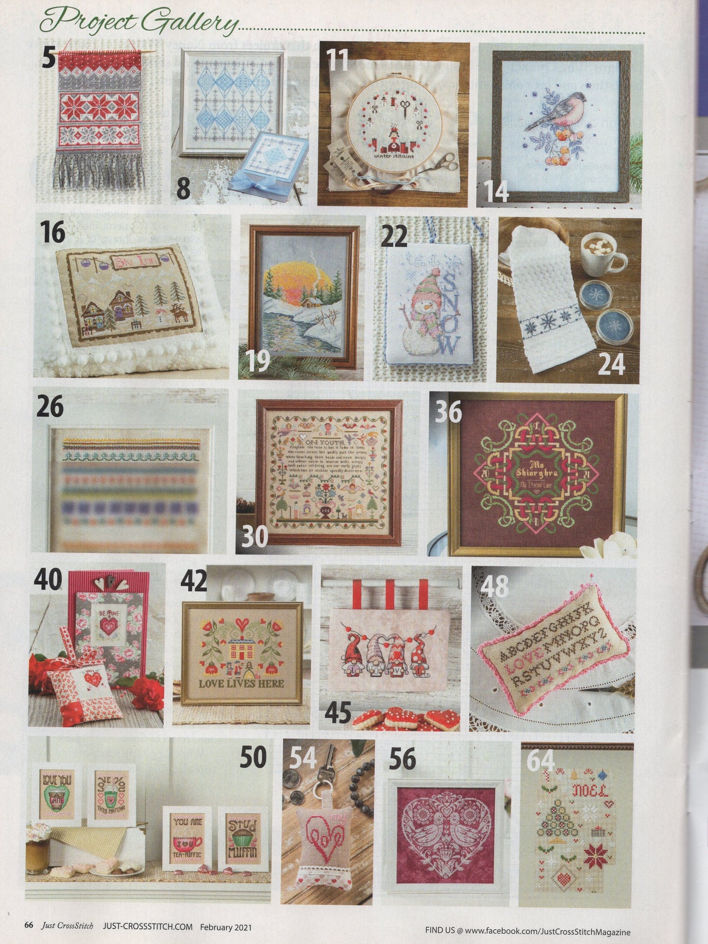 Just Cross Stitch, Volume 39, Number 1, February 2021