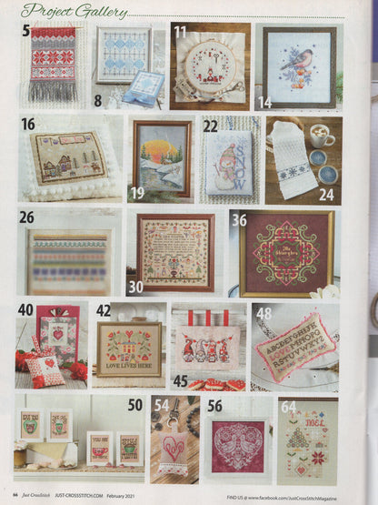 Just Cross Stitch, Volume 39, Number 1, February 2021