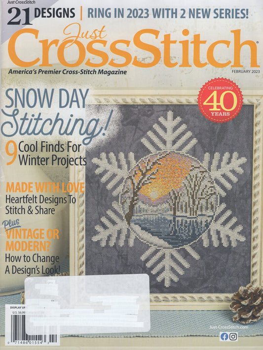 Just Cross Stitch, Volume 41, Number 1, February 2023