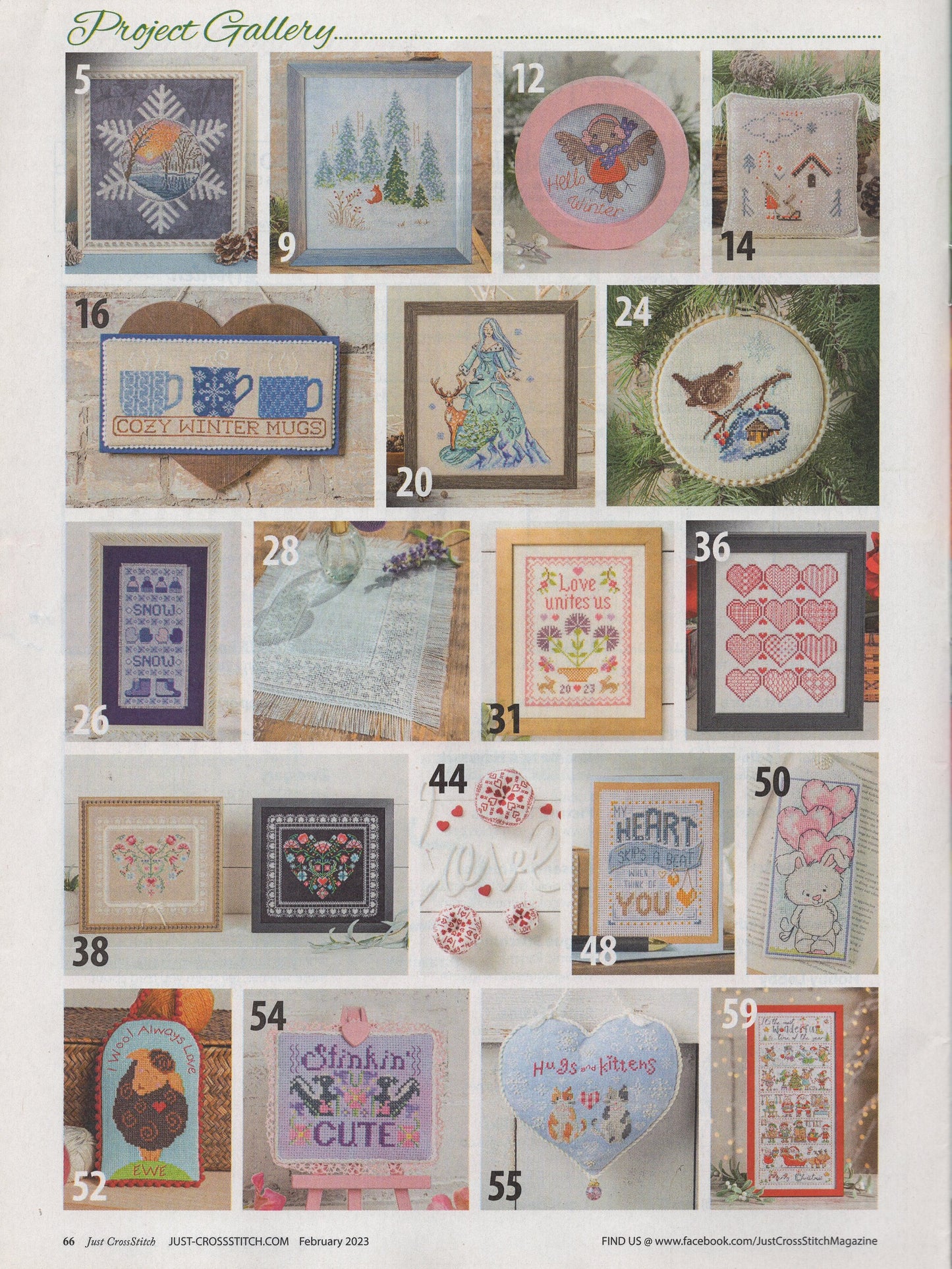 Just Cross Stitch, Volume 41, Number 1, February 2023
