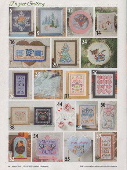 Just Cross Stitch, Volume 41, Number 1, February 2023
