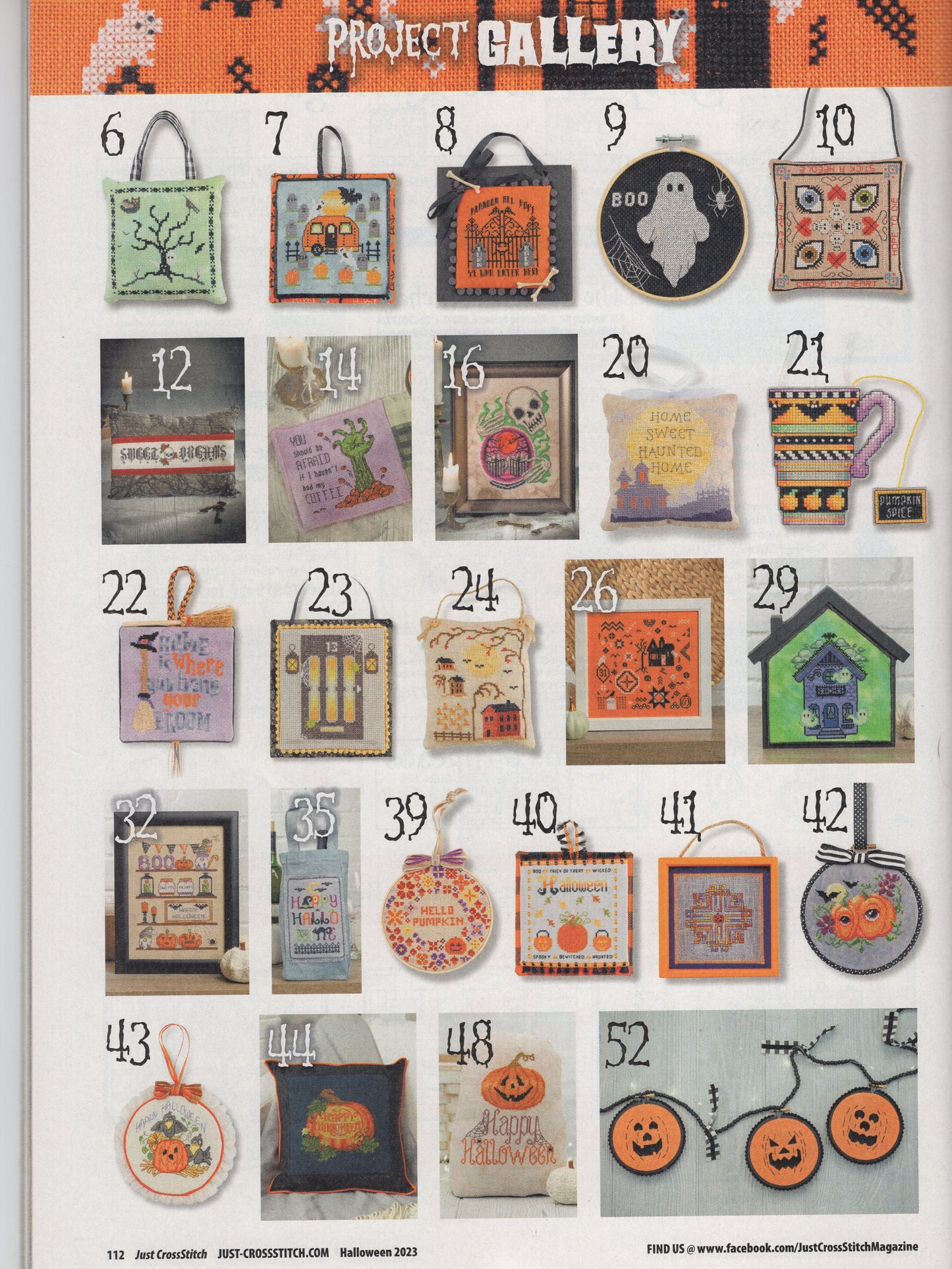 Just Cross Stitch, Halloween 2023