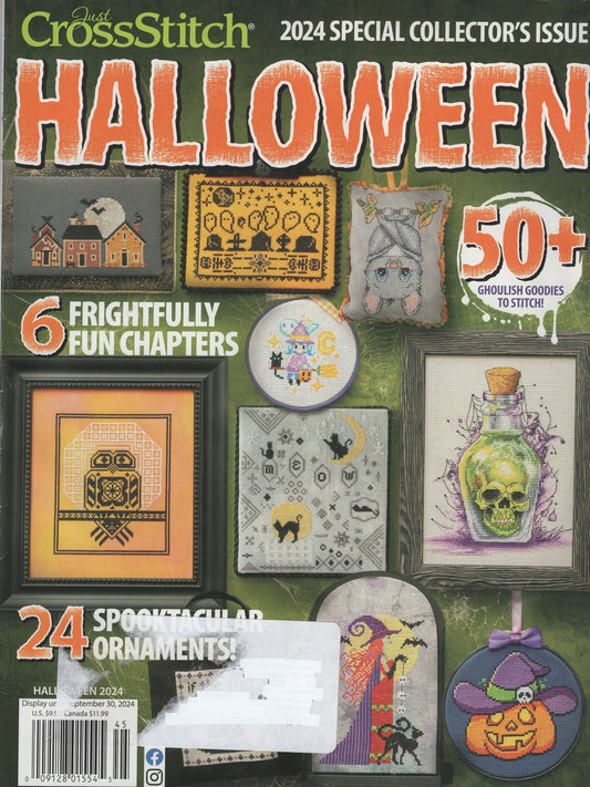 Just Cross Stitch, Volume 42, Number 3, Halloween 2024