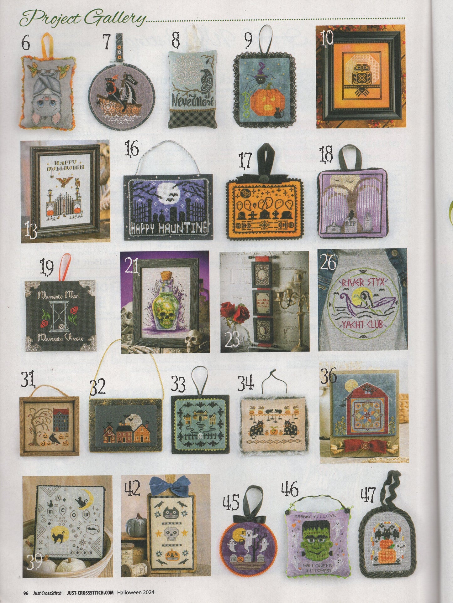 Just Cross Stitch, Volume 42, Number 3, Halloween 2024