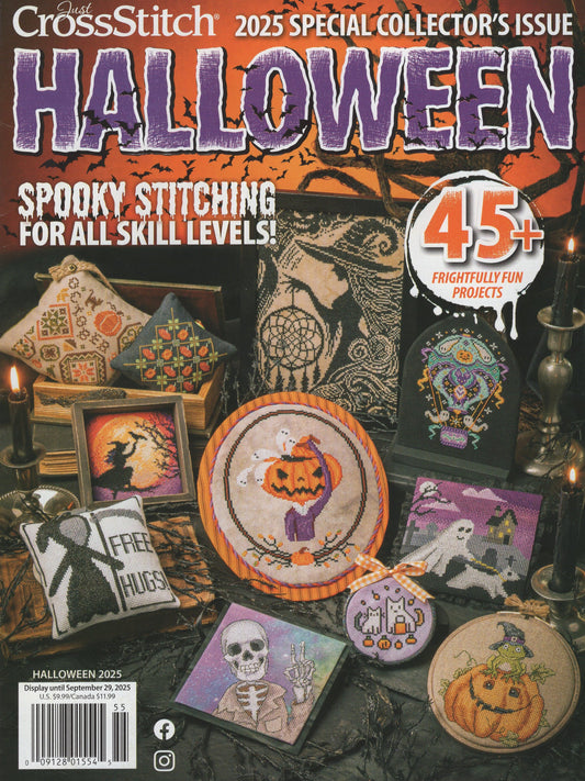 Just Cross Stitch, Volume 43, Number 3, Halloween 2025