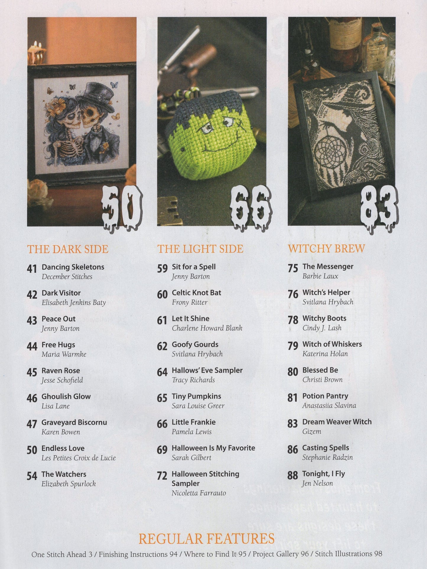 Just Cross Stitch, Volume 43, Number 3, Halloween 2025