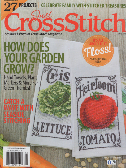 Just Cross Stitch, Volume 39, Number 3, June 2021