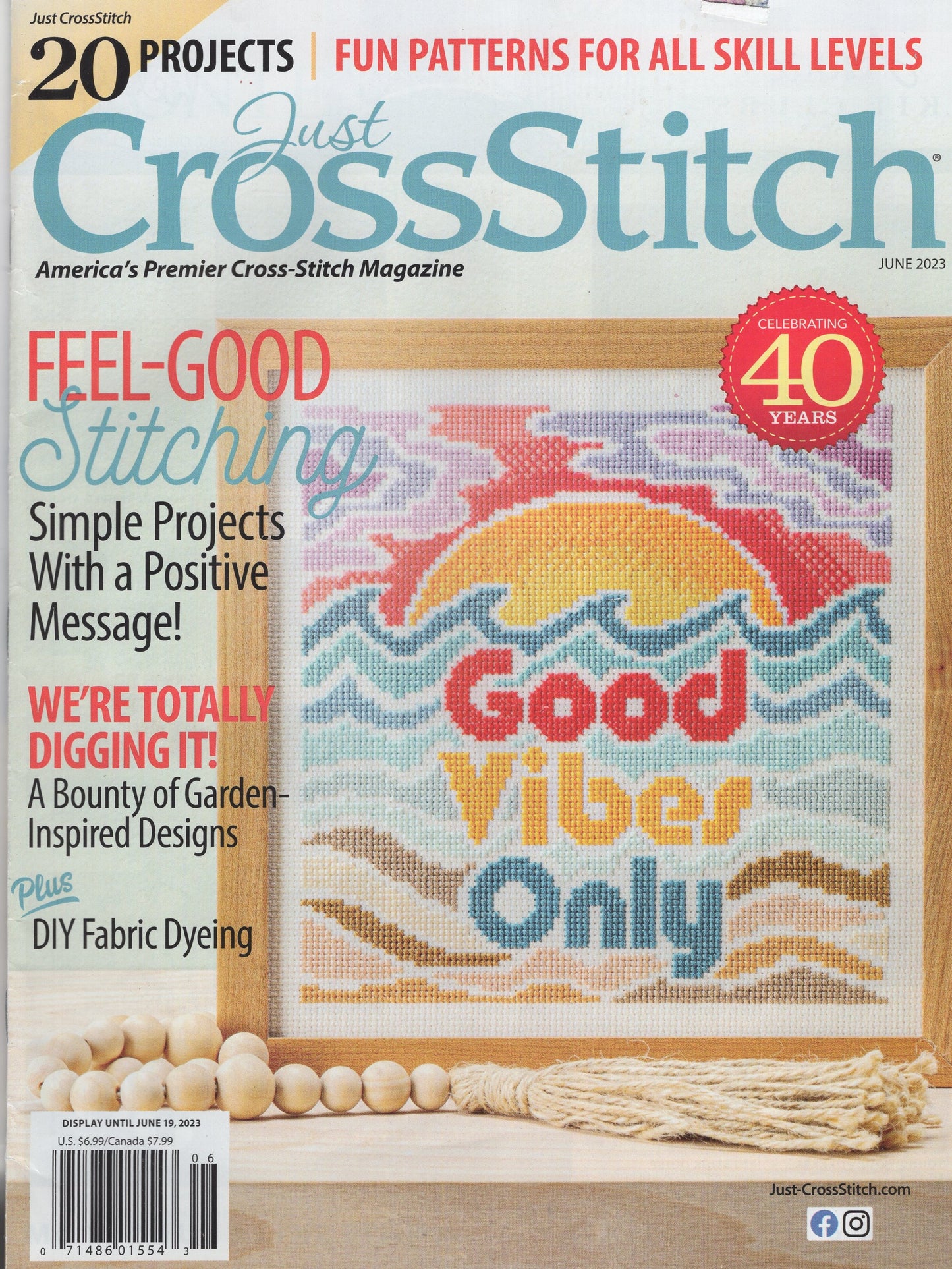 Just Cross Stitch, Volume 41, Number 3, June 2023