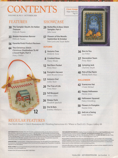 Just Cross Stitch, Volume 38, Number 5, October 2020