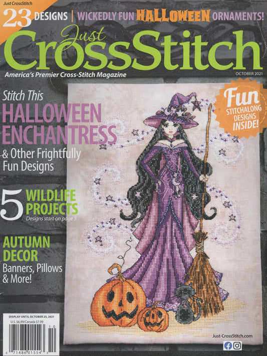 Just Cross Stitch, Volume 39, Number 5, October 2021