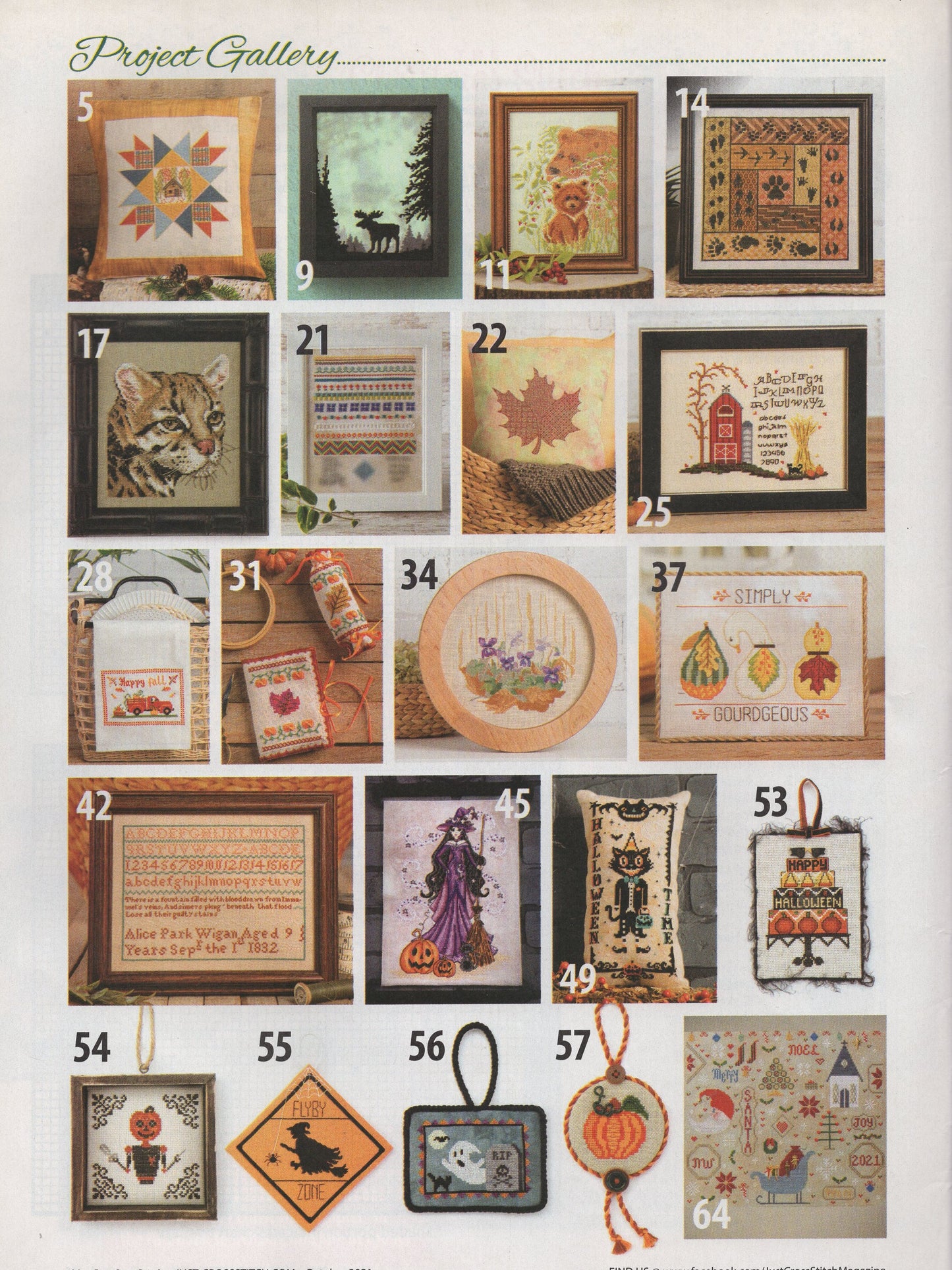 Just Cross Stitch, Volume 39, Number 5, October 2021