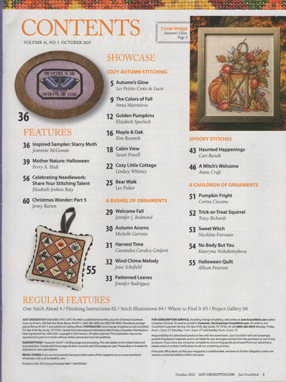Just Cross Stitch, Volume 41, Number 5, October 2023