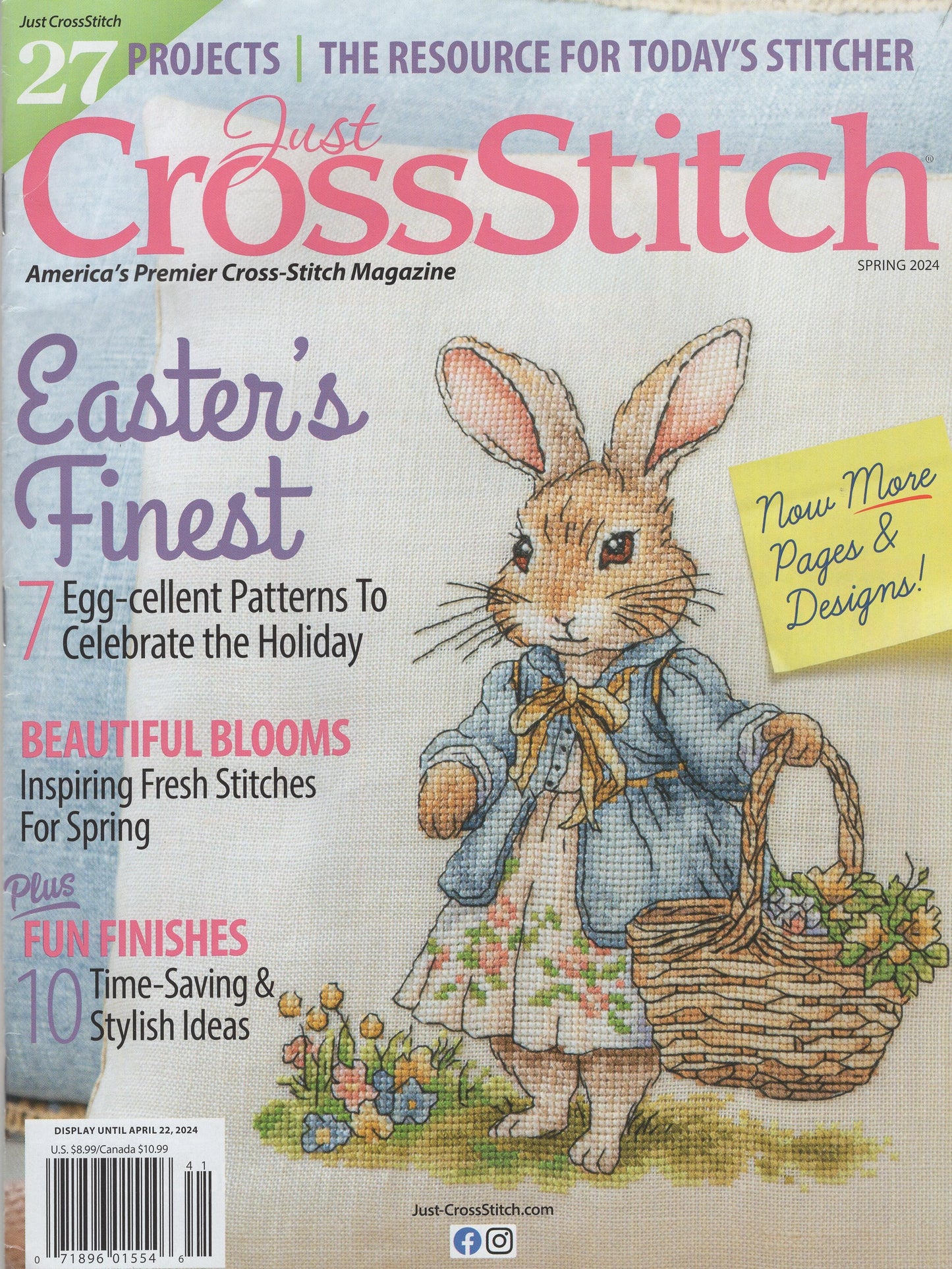Just Cross Stitch, Volume 42, Number 1, Spring 2024