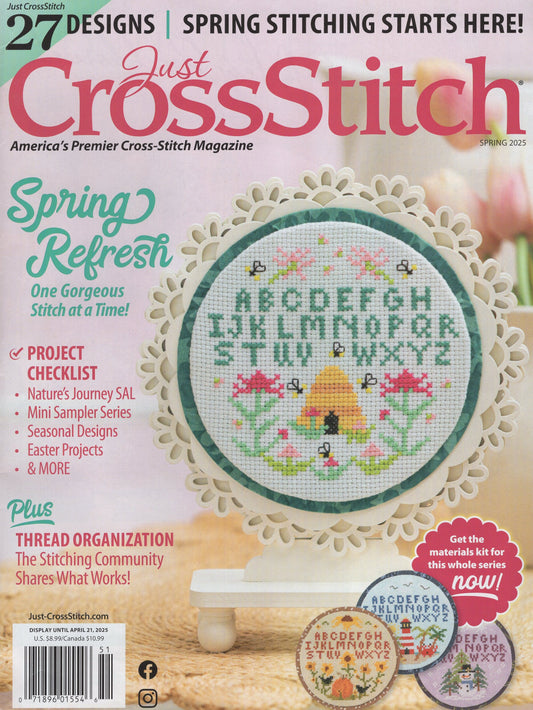 Just Cross Stitch, Volume 43, Number 1, Spring 2025