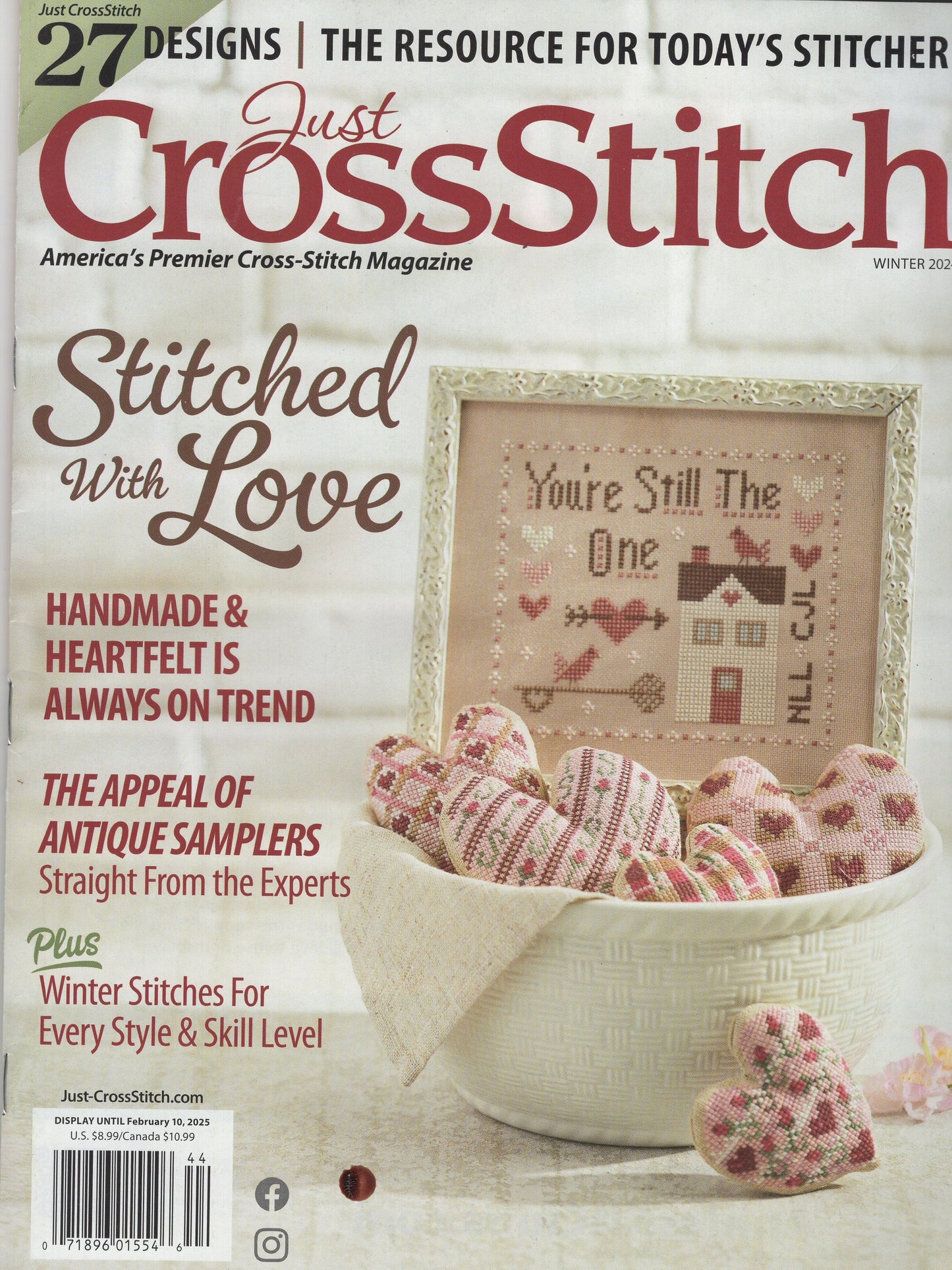 Just Cross Stitch, Volume 42, Number 6, Winter 2024