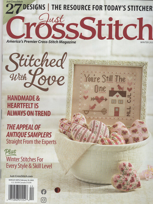 Just Cross Stitch, Volume 42, Number 6, Winter 2024