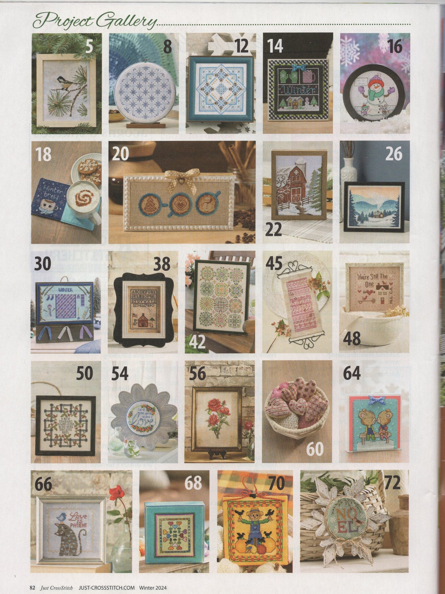 Just Cross Stitch, Volume 42, Number 6, Winter 2024