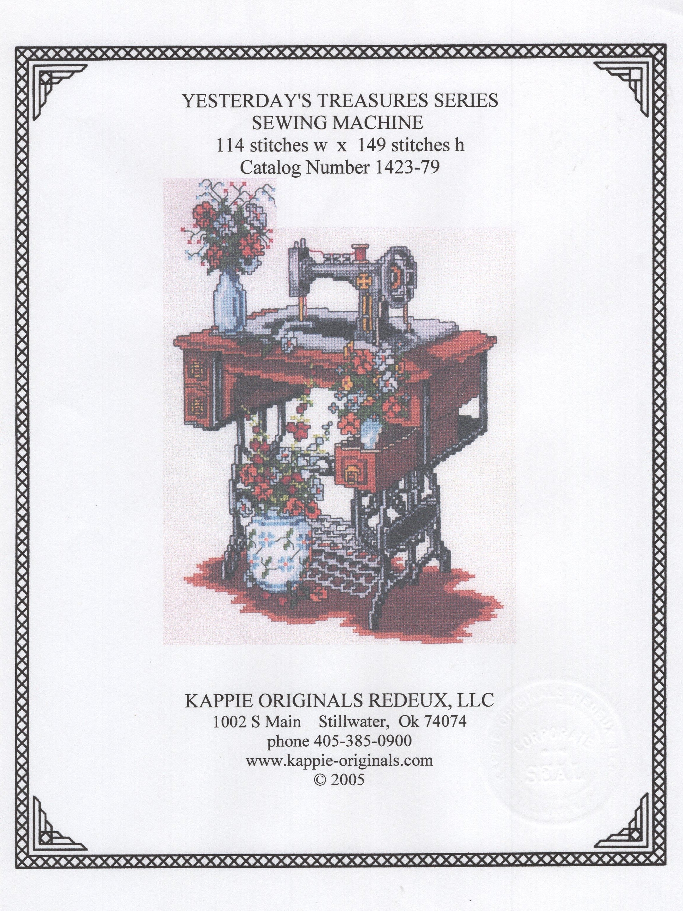 Sewing Machine - catalog number 1423-79 – Peach State Cross Stitch