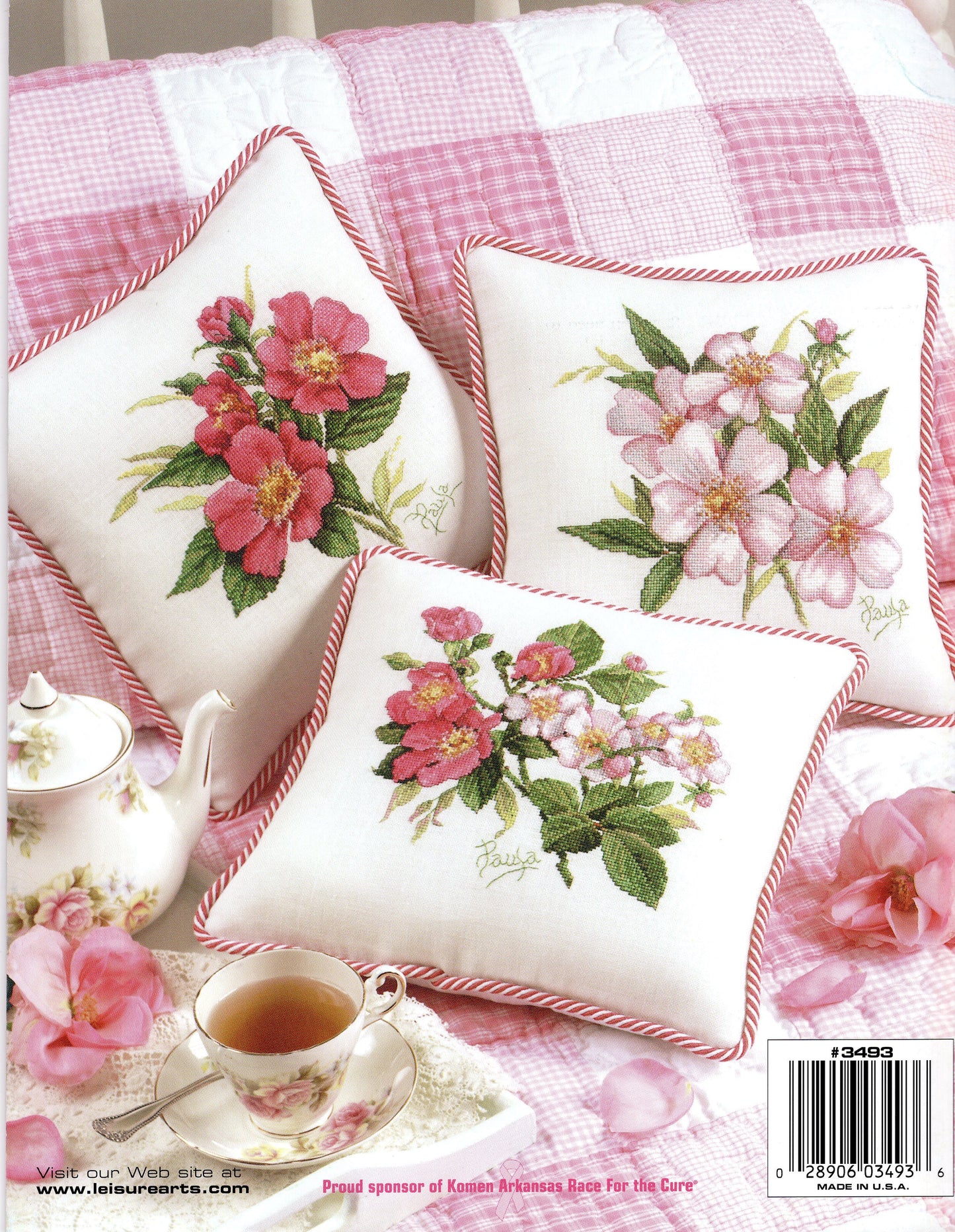 Pillows from Paula's Garden - book 80