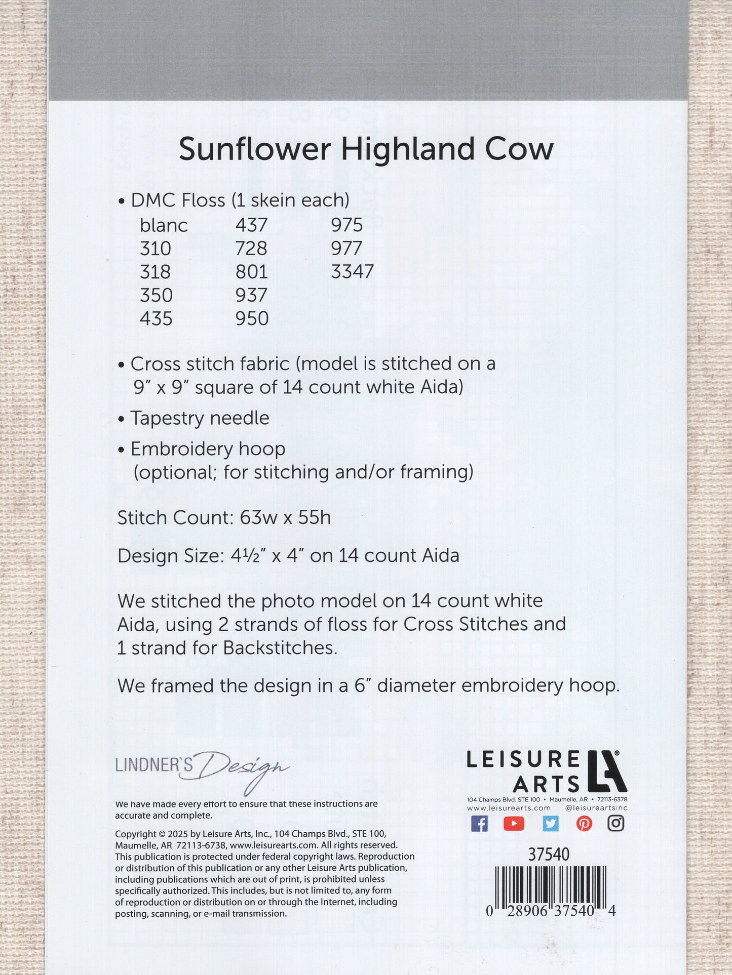 Sunflower Highland Cow