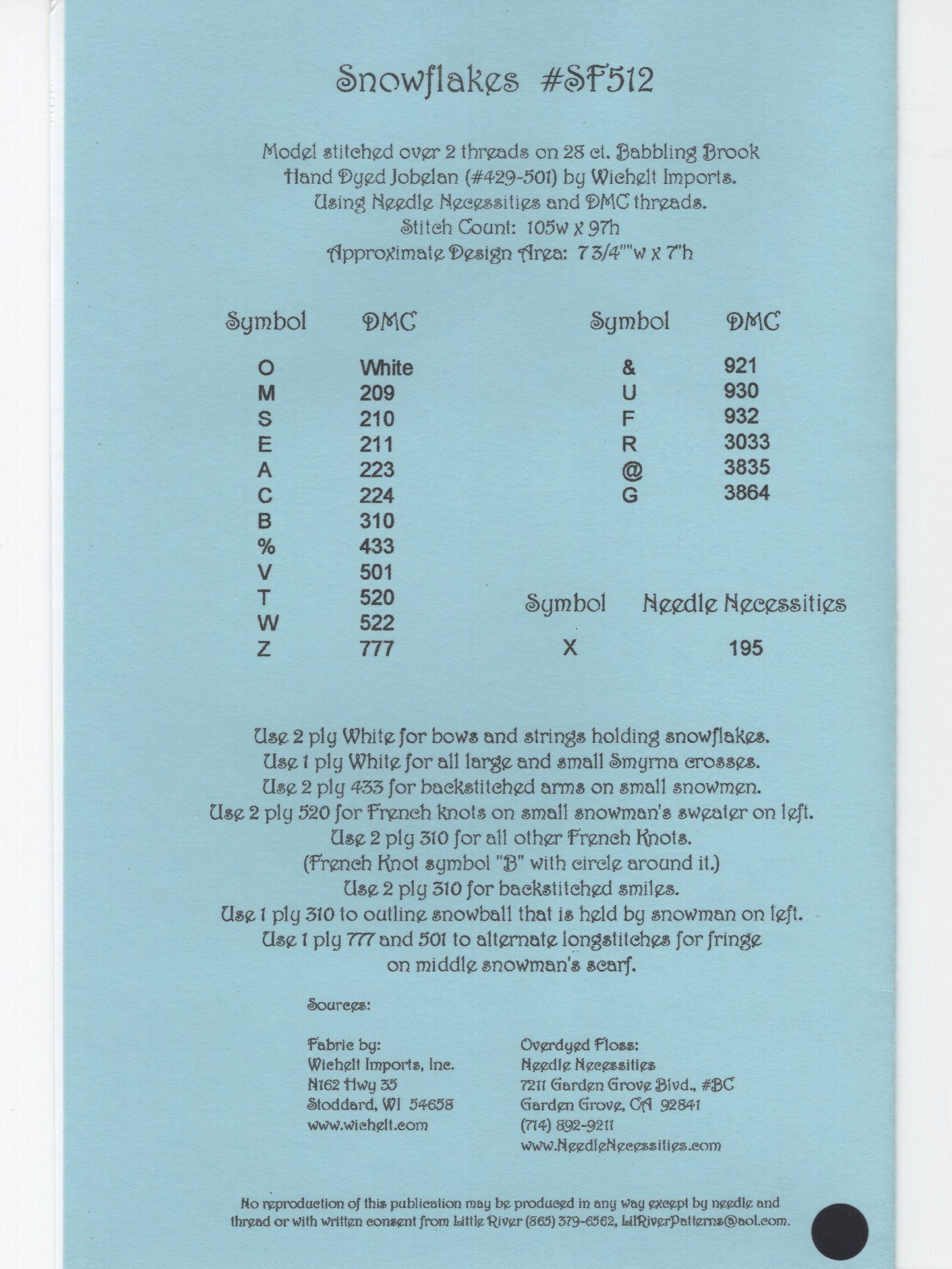 Snowflakes - SF512