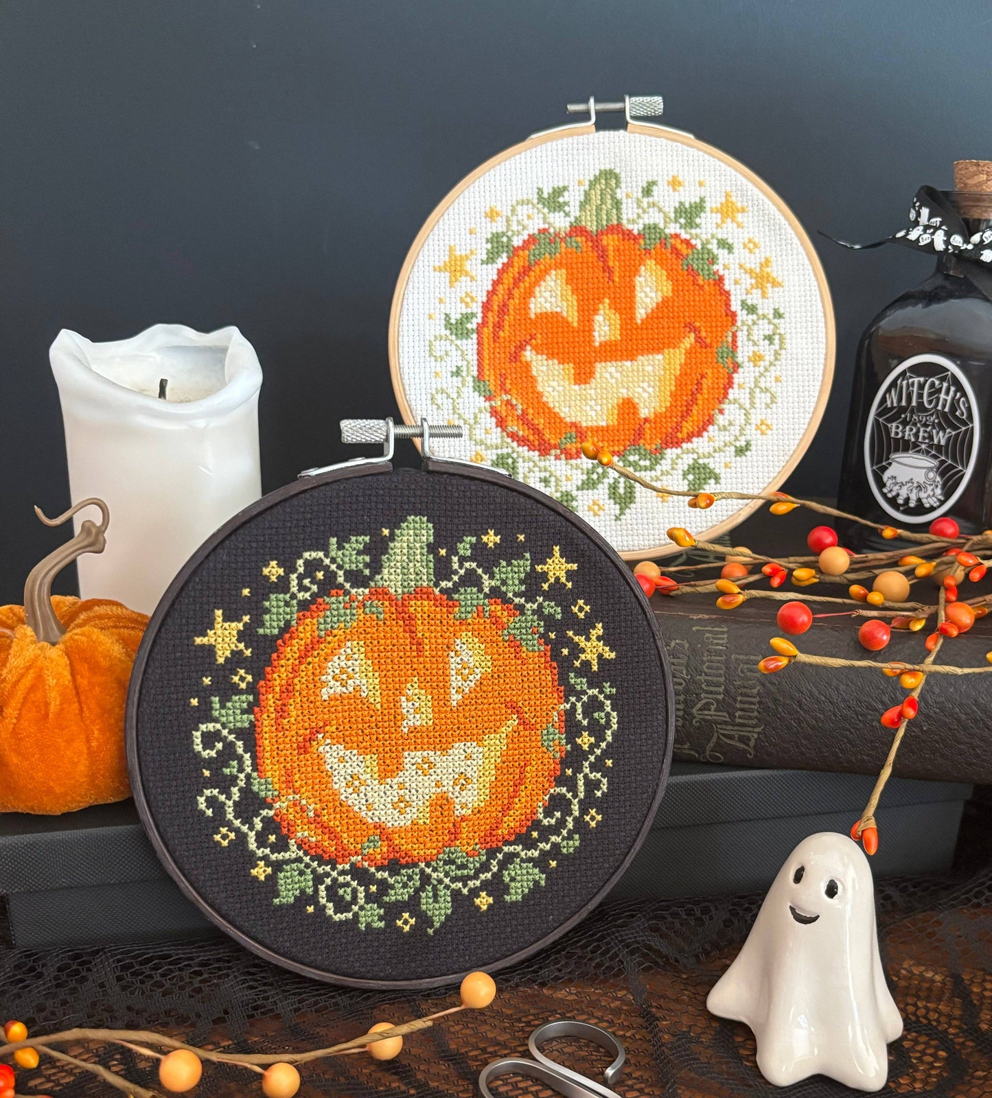 Pumpkin and Stars