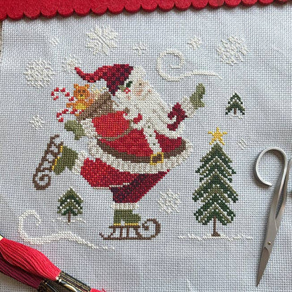 Skating Santa