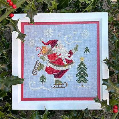 Skating Santa