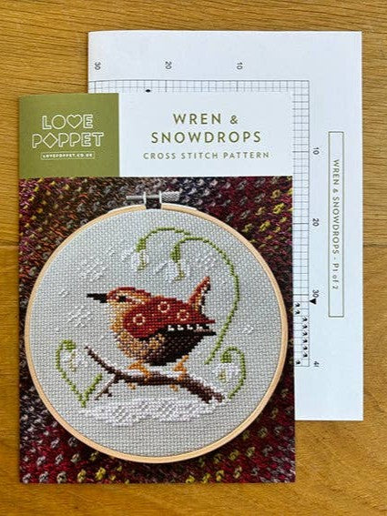 Wren and Snowdrops