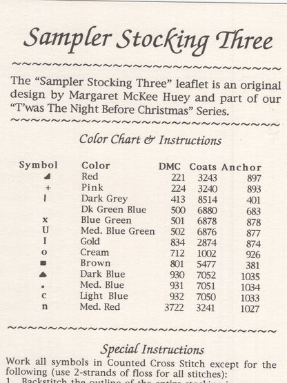 Sampler Stocking Three