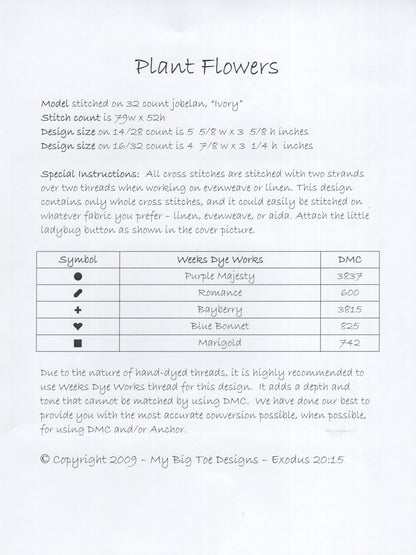 Plant Flowers - MBT-092