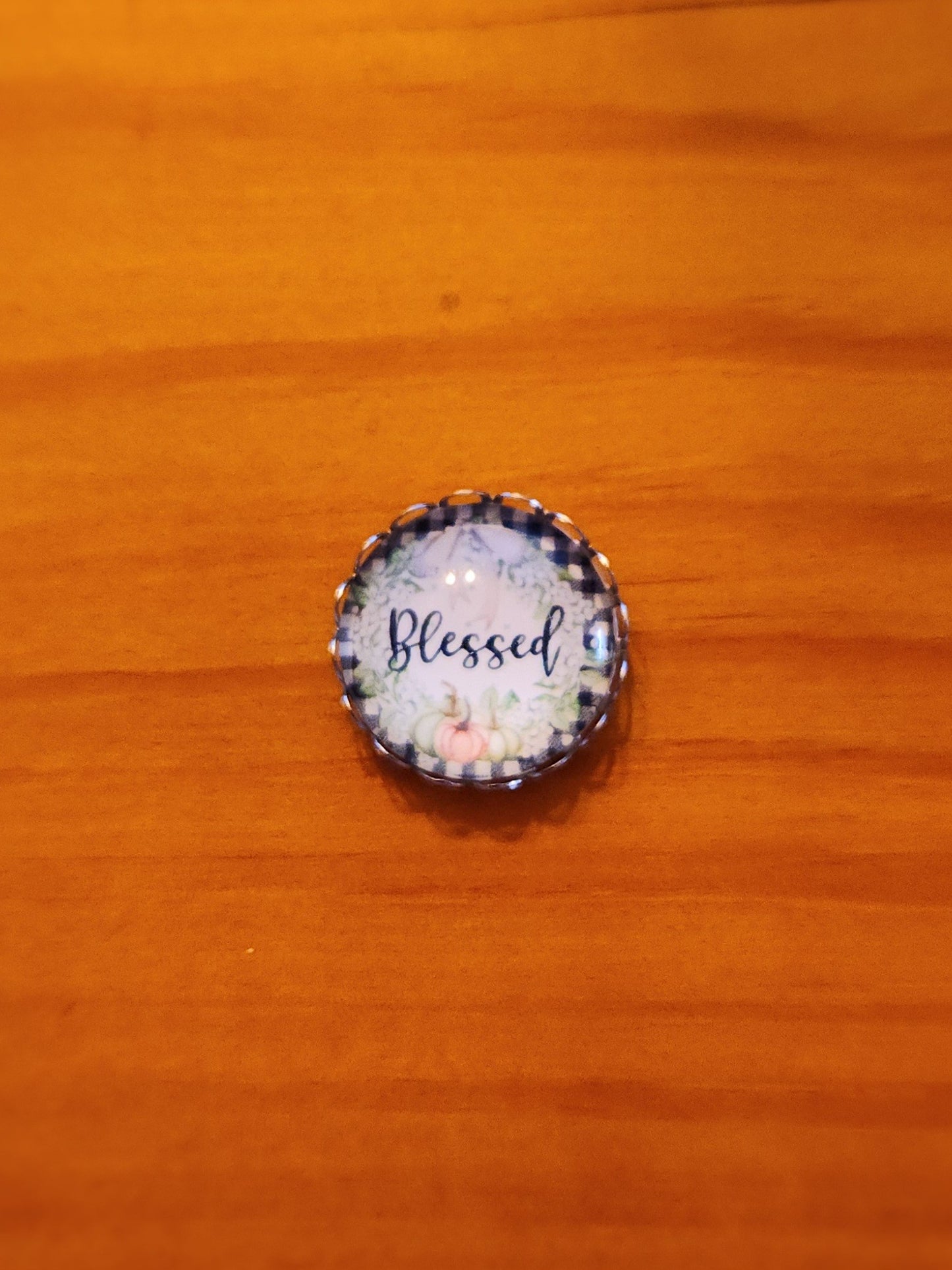 Blessed Pumpkin needle minder