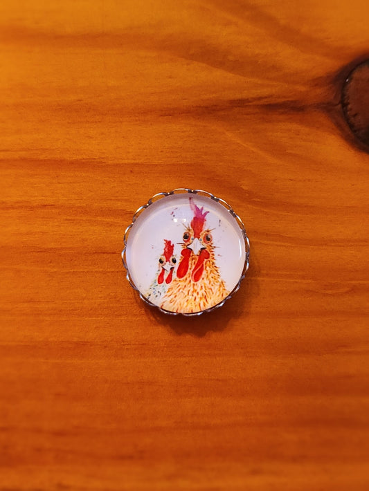 Cluck needle minder
