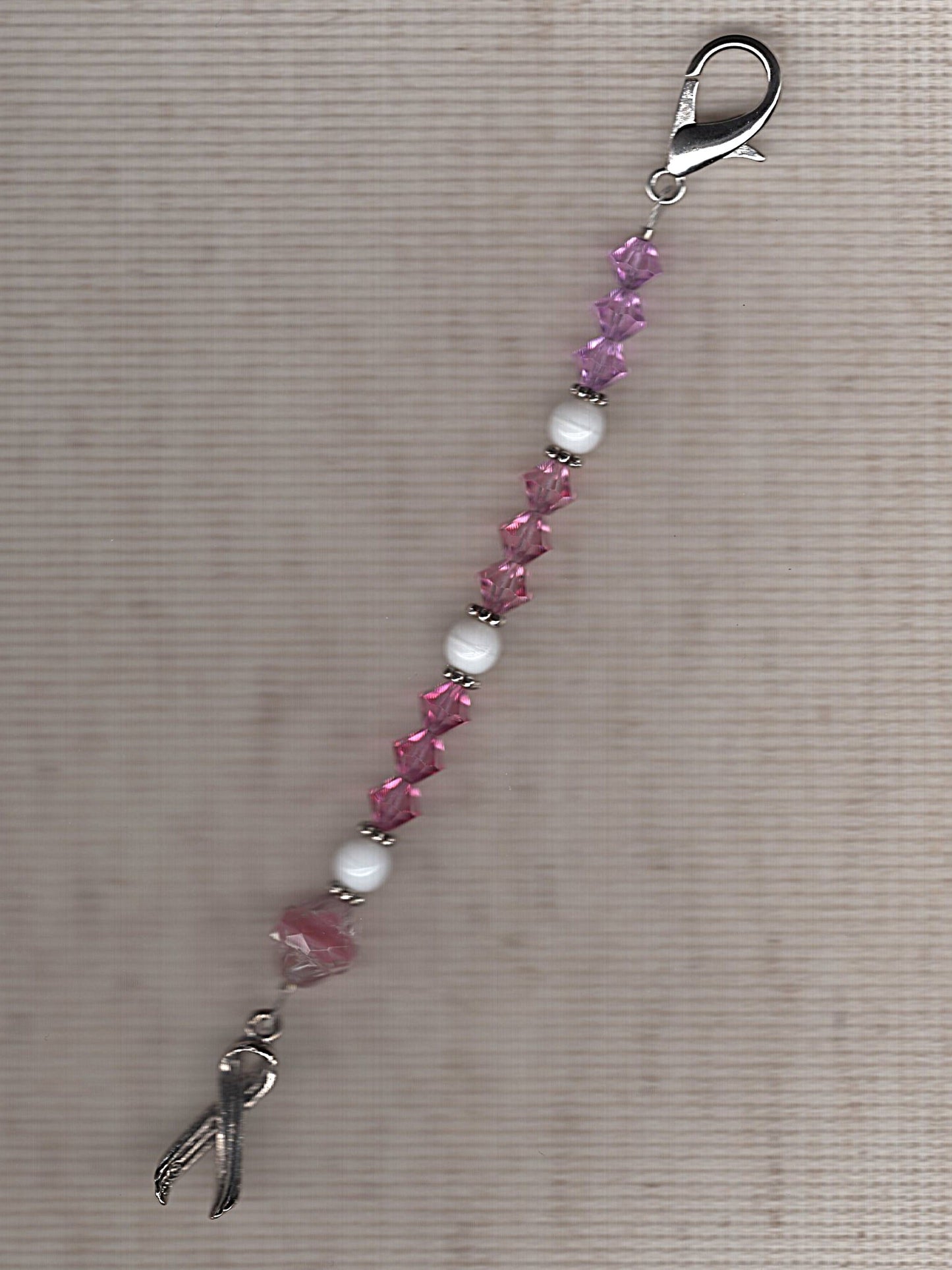 Pink Heart of Mine scissor fob